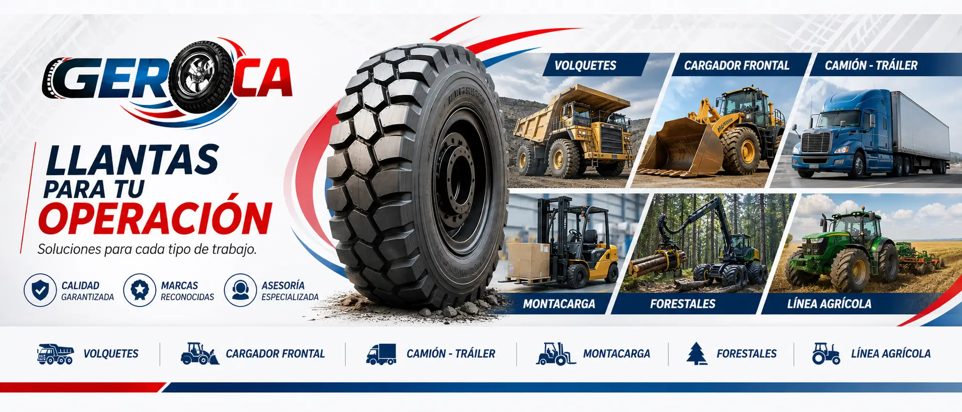 Soluciones GEROCASAC para vehículos de transporte, industria y agricultura